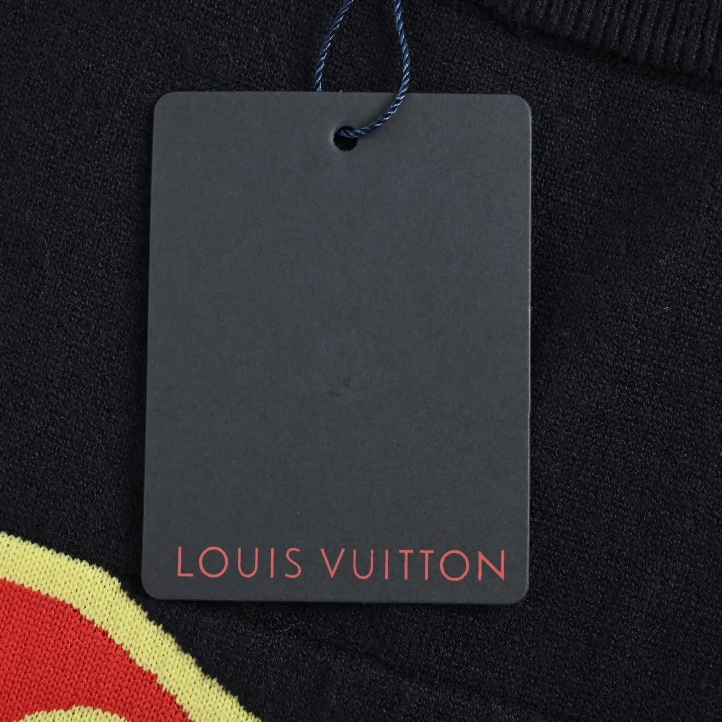 Louis Vuitton/Louis Vuitton love jacquard knitted crew neck sweater